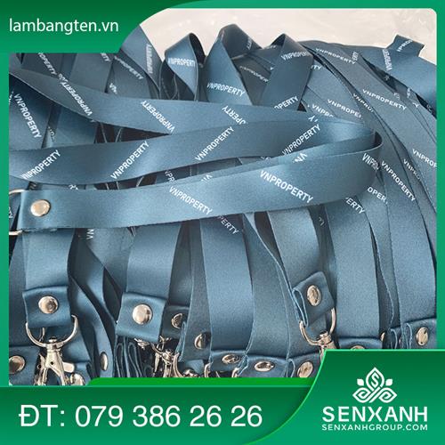 Dây đeo thẻ satin 2 cm DD005